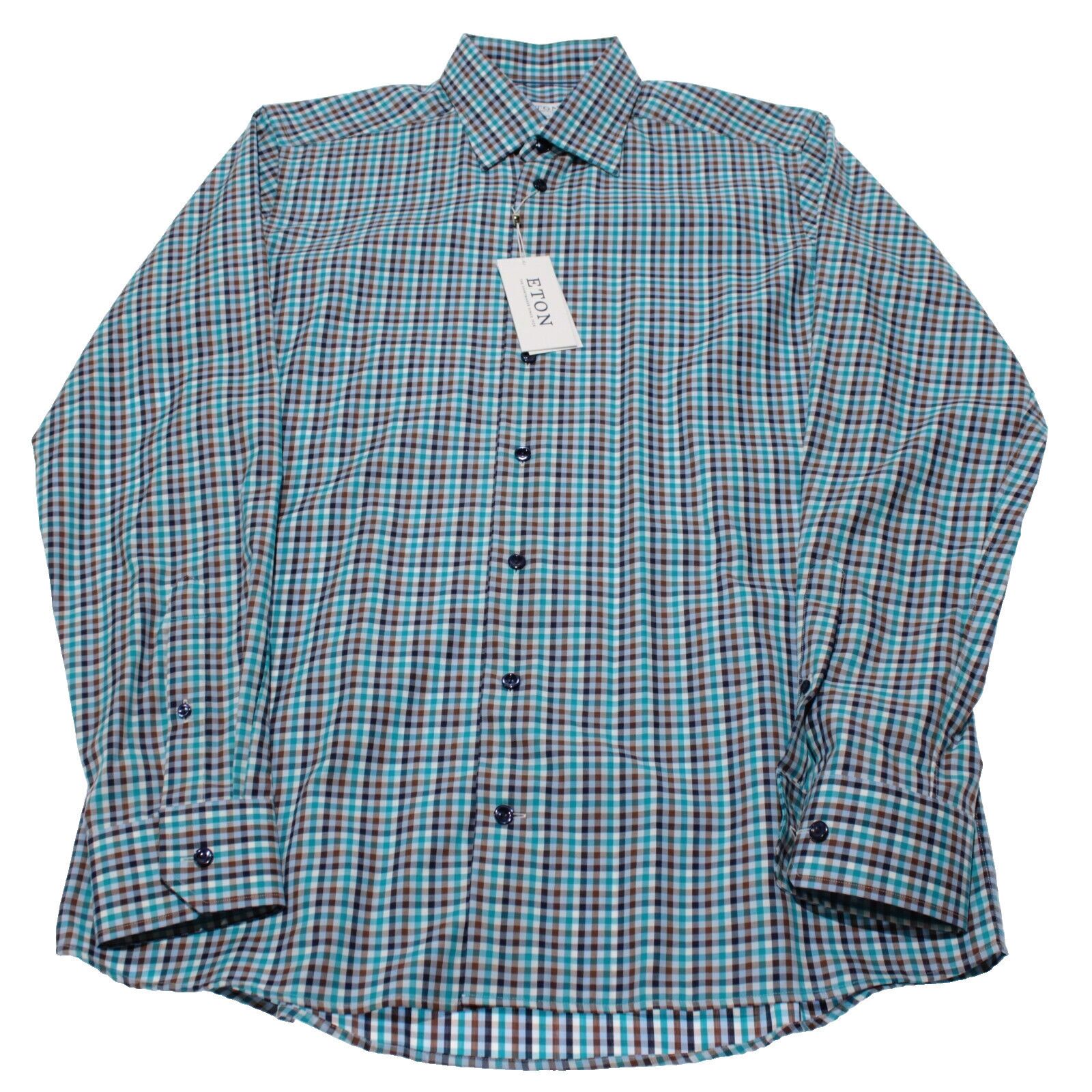 Eton Eton New with tags Shirt Size L US In Blue Size US L / EU 52-54 / 3 - 3 Thumbnail