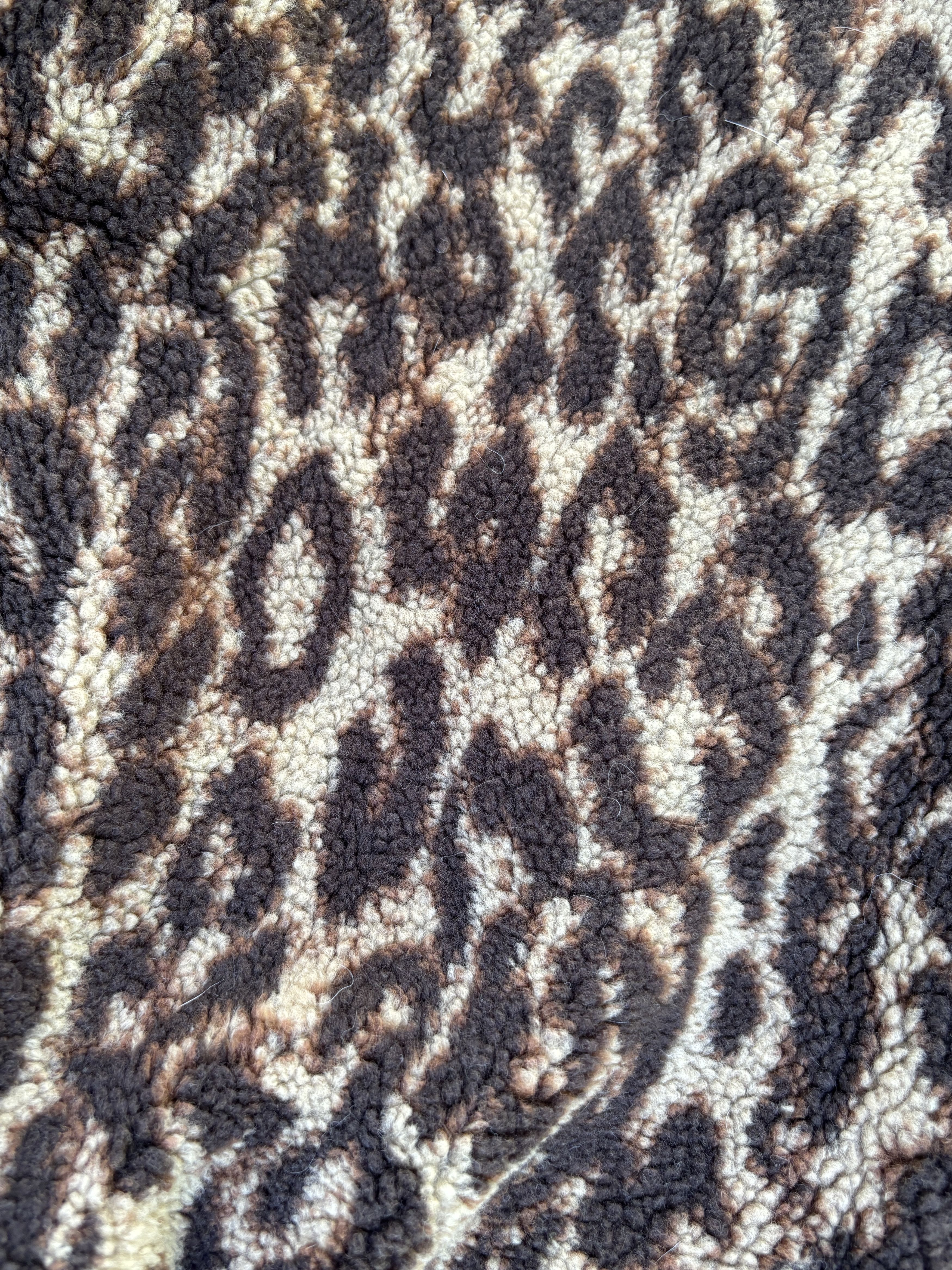 Amiri Amiri Brown Leopard Print Fleece Sherpa Pants Size US 32 / EU 48 - 14 Thumbnail