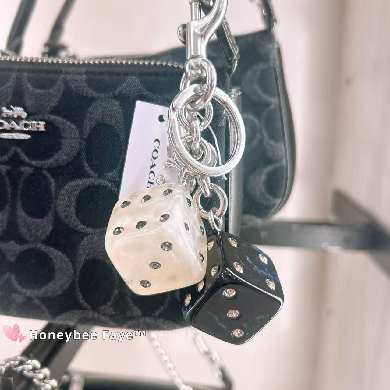 Coach NWT Coach Dice Bag Charm CEA16 Size ONE SIZE - 2 Thumbnail