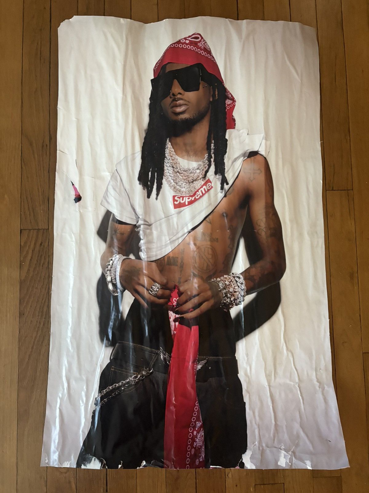 Supreme Supreme “Blessed” Ben Kadow Poster | Grailed