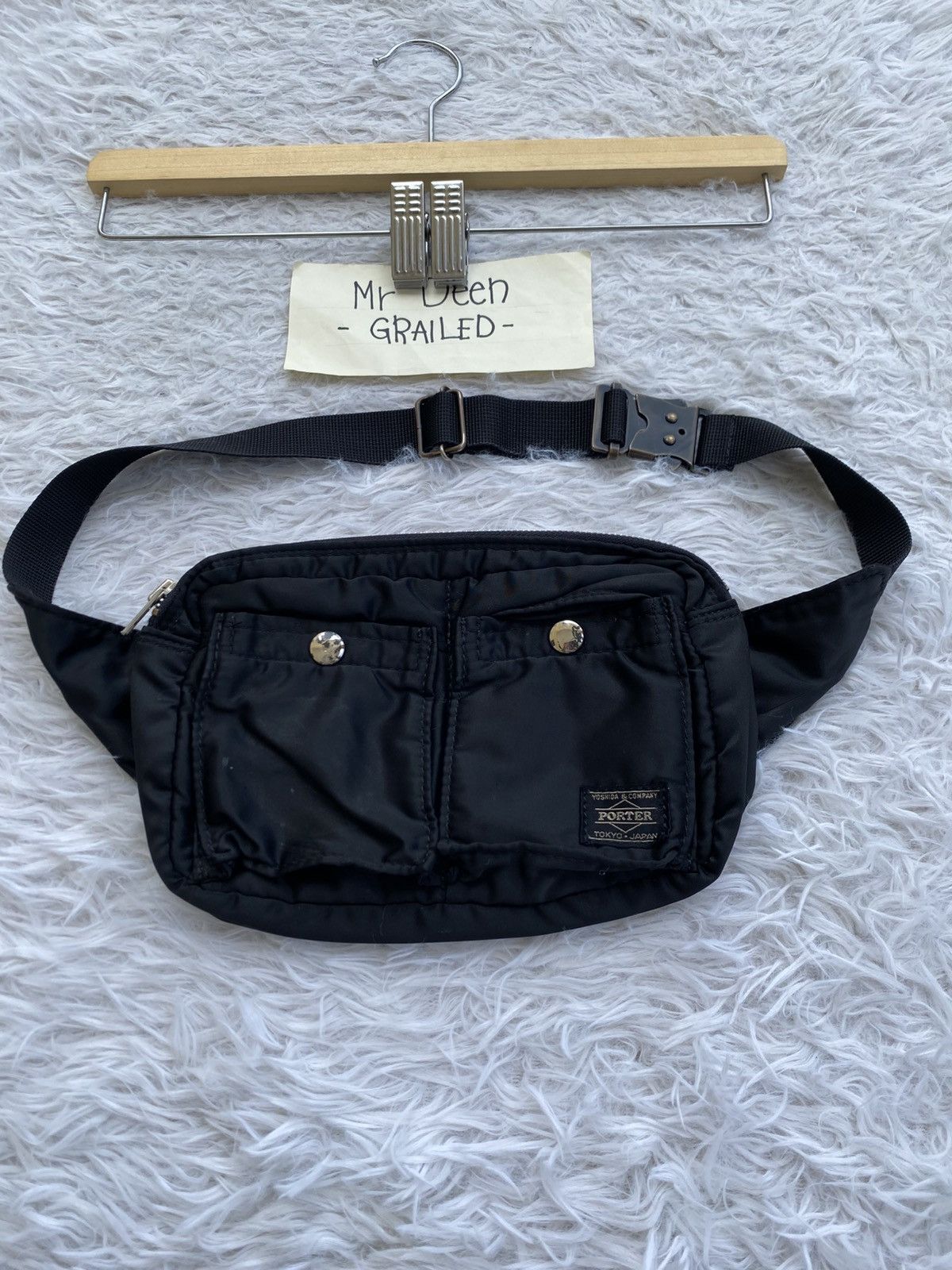 Porter Yoshida Porter 622-08723 Tanker Body Bag Waist Pouch used Size ONE SIZE - 5 Thumbnail