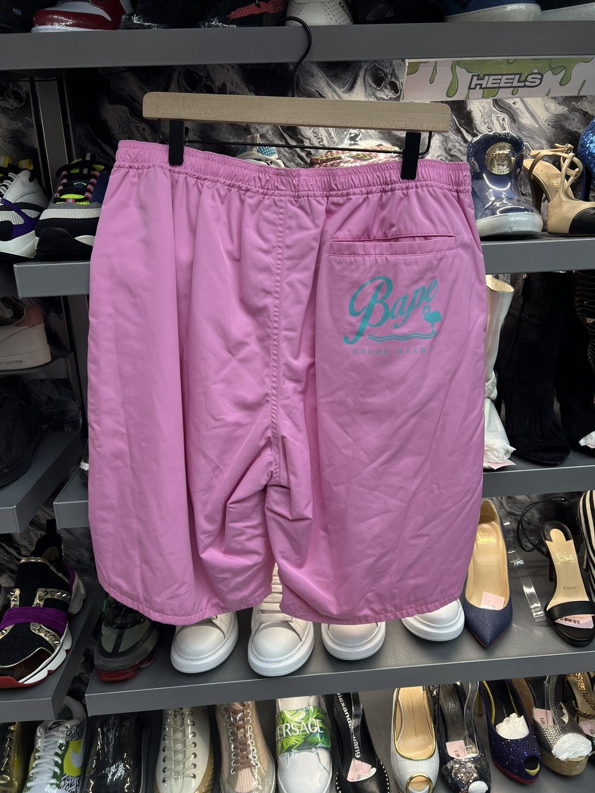 Bape Bape Pink Mami 2nd Anniversary Shorts Size US 38 / EU 54 - 2 Thumbnail