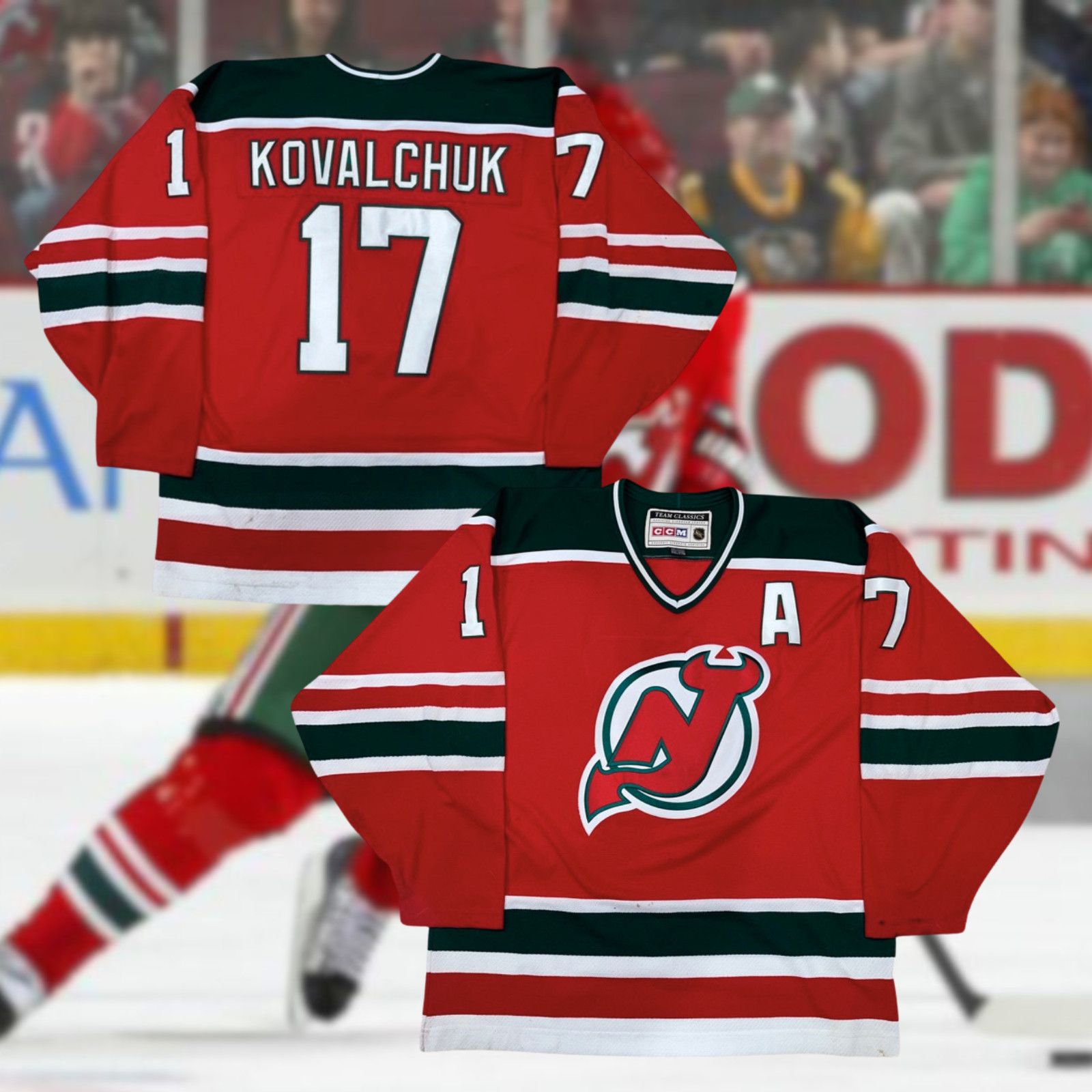 Ccm New Jersey Devils Ilya Kovalchuk CCM NHL Jersey 2XL Retro Size US XXL / EU 58 / 5 - 4 Thumbnail