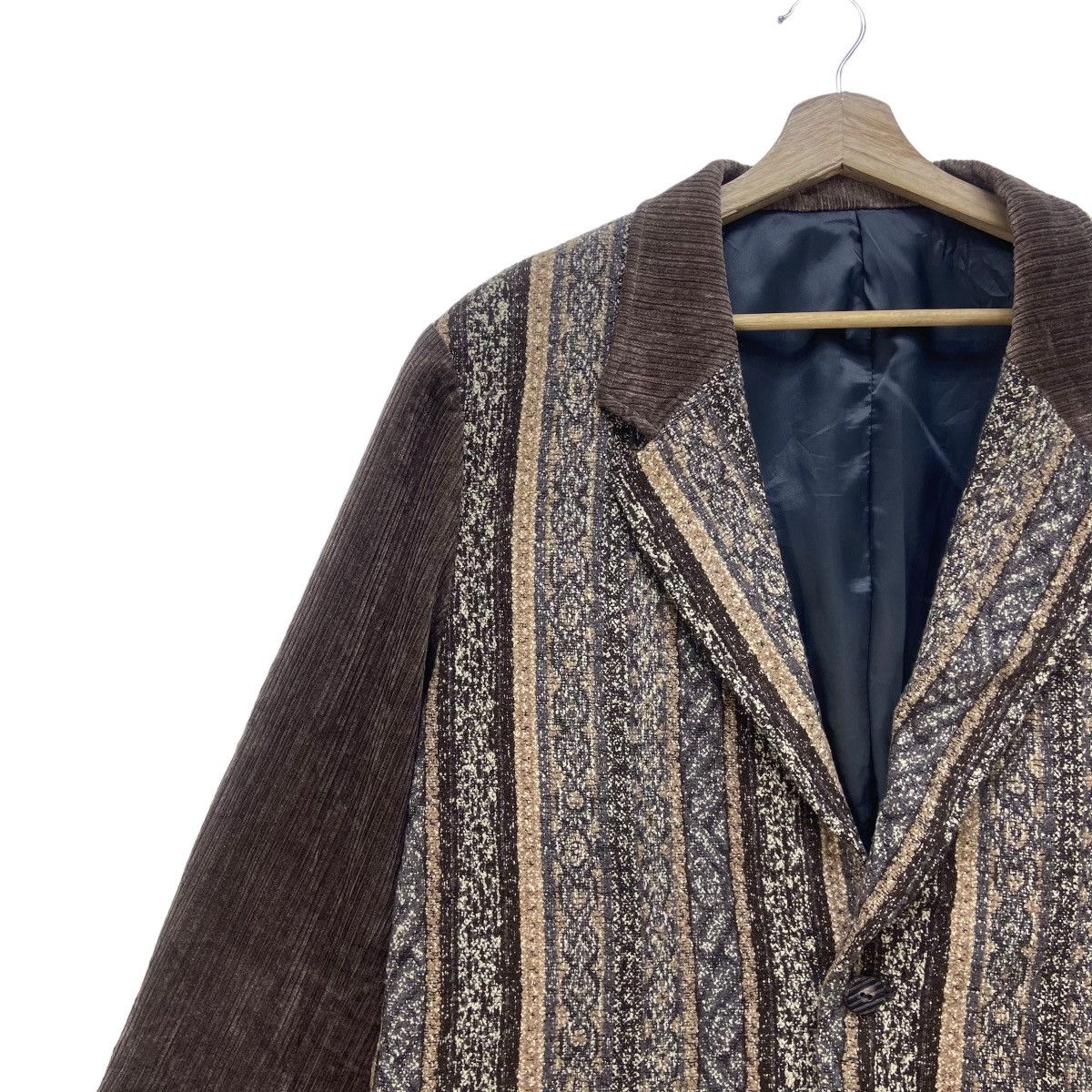 Japanese Brand Japanese Brand Ciclo D’amici Patchwork Wool+Corduroy Jacket Size US M / EU 48-50 / 2 - 7 Thumbnail