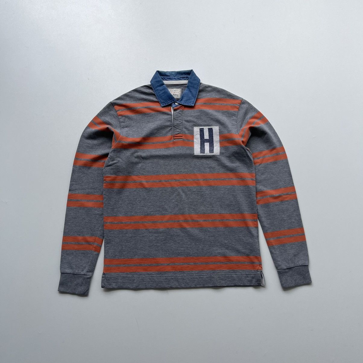 Hackett Hackett London Archive Re-Editions Rugby Polo Long Sleeve Size US M / EU 48-50 / 2 - 1 Thumbnail