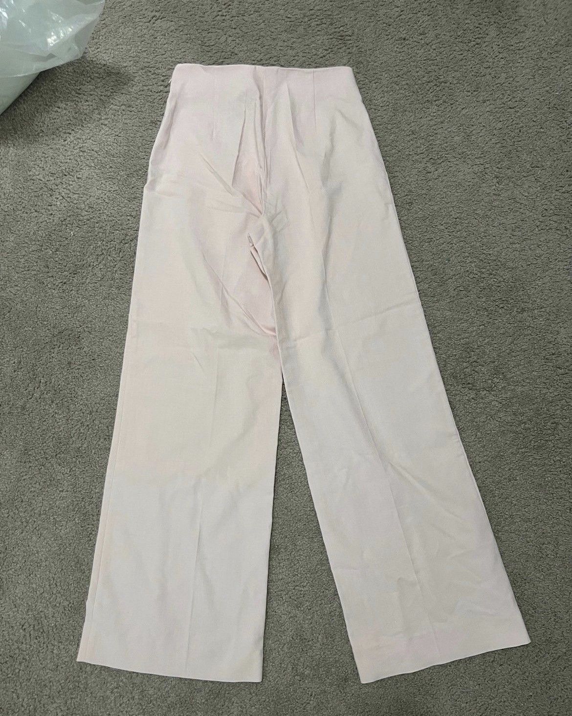 Sandro New Sandro Paris Enrique Wide Leg Pants – Light Pink Size 40" / US 18 - 2 Thumbnail