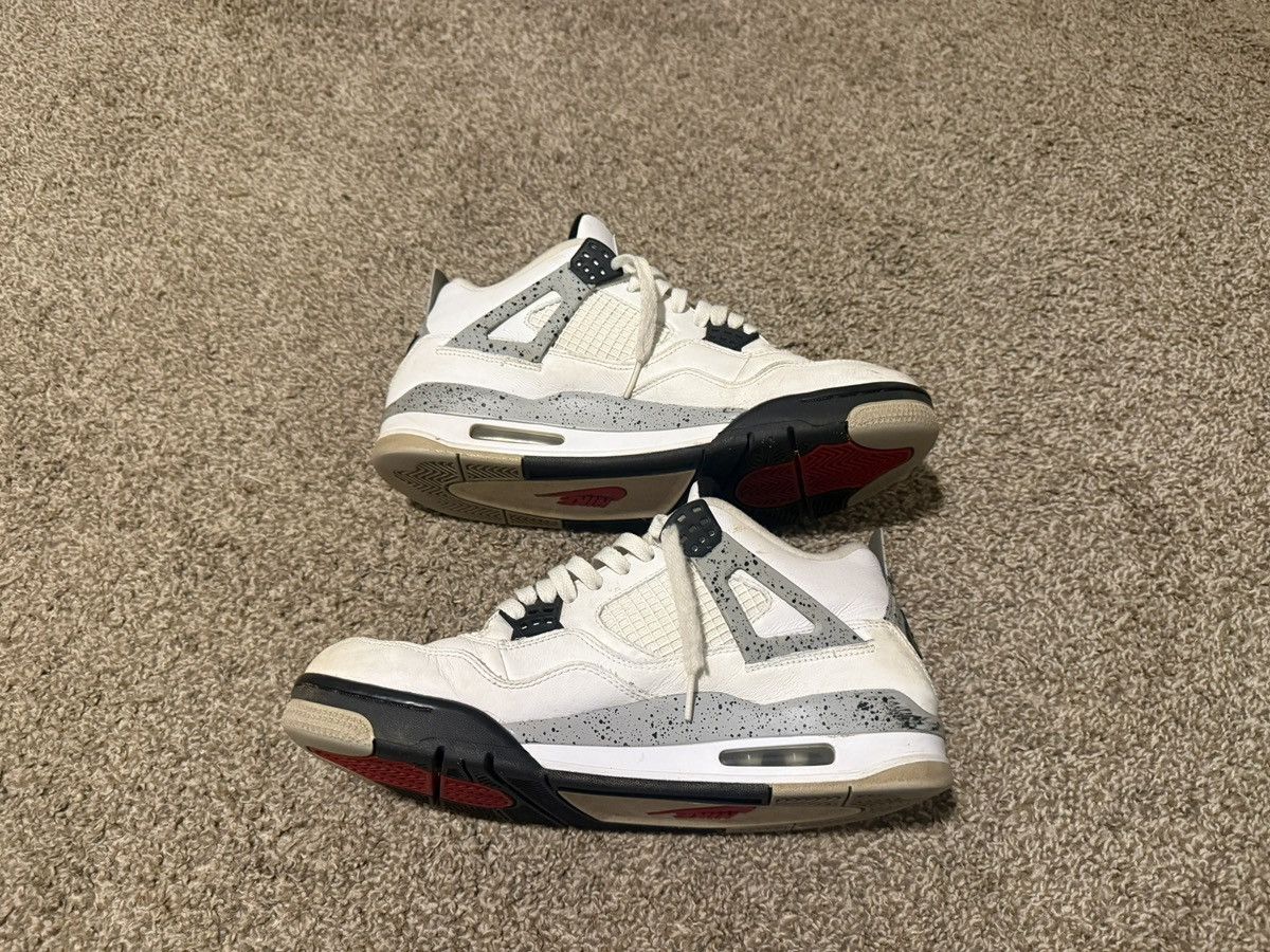 Jordan Brand Air Jordan Retro White Cement 4 10.5 Size US 10.5 / EU 43-44 - 2 Thumbnail