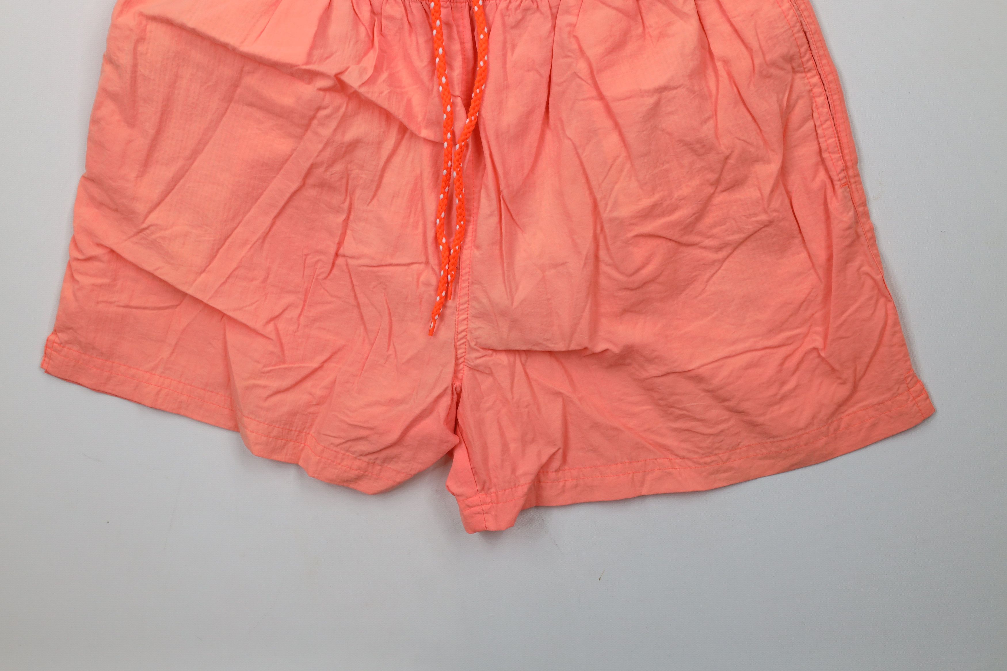 Vintage Vintage 90s Streetwear Above Knee Shorts Swim Trunks Pink Size US 36 / EU 52 - 4 Thumbnail