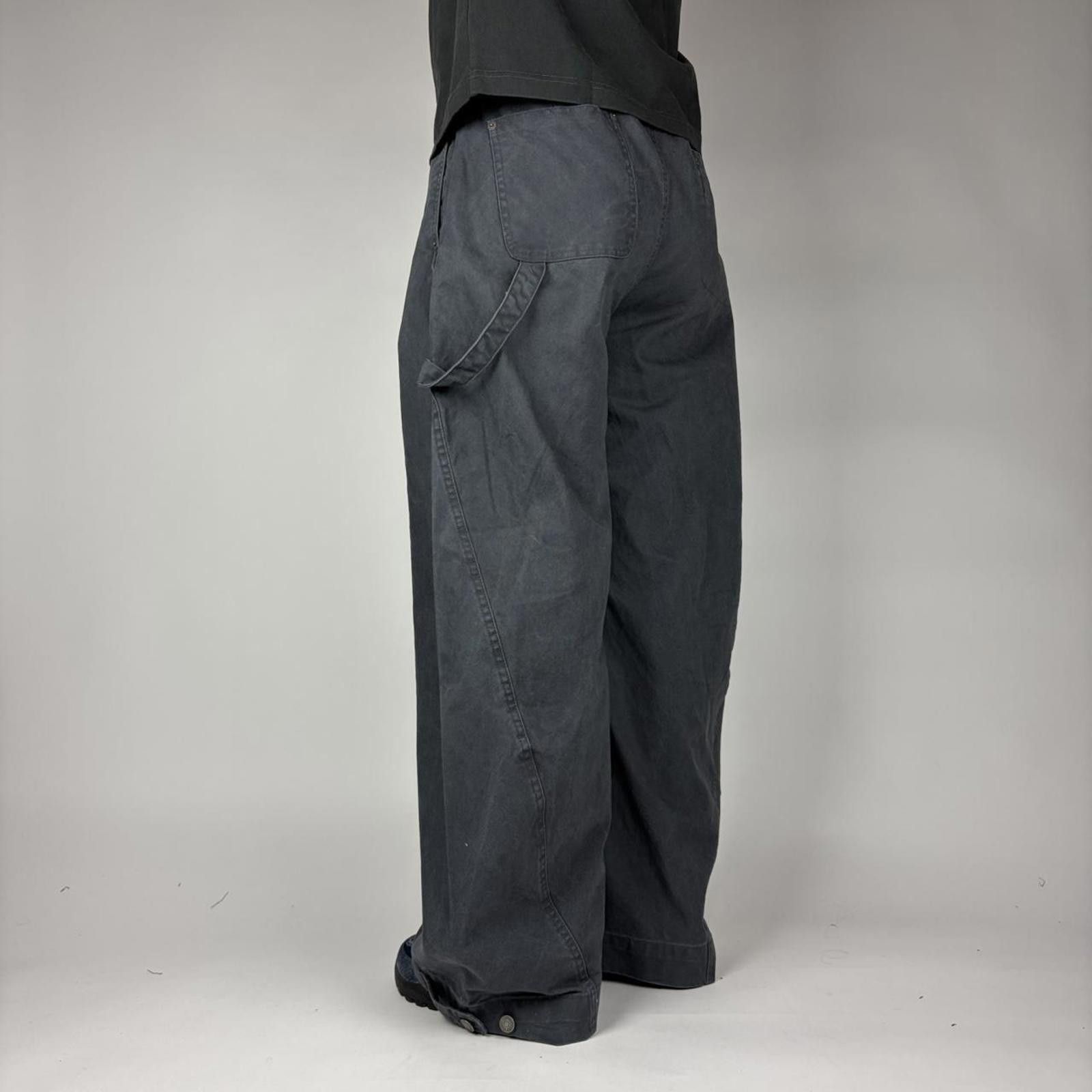 Other Grey Balloon Pleated Workwear Pants Size US 32 / EU 48 - 3 Thumbnail