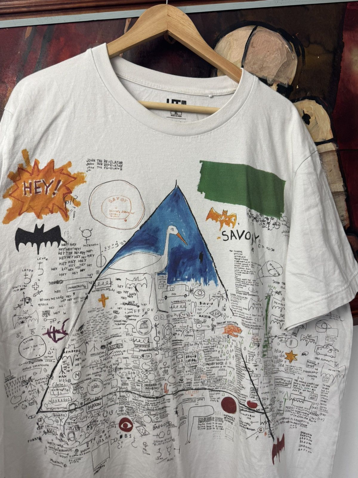 Uniqlo Jean Michael Basquiat x Uniqlo art tee rare fullprint Size US XL / EU 56 / 4 - 2 Thumbnail
