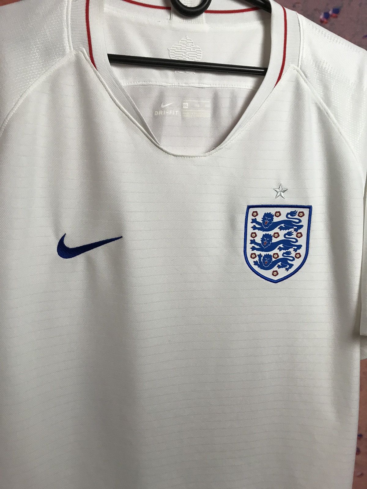 Nike × Vintage Vintage Nike England streetwear soccer jersey Size US XXL / EU 58 / 5 - 3 Thumbnail
