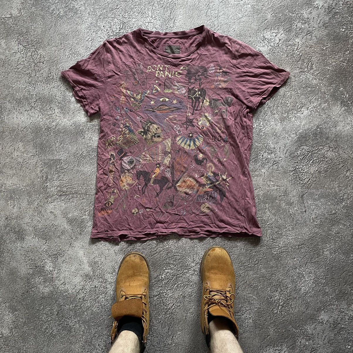 Vintage Vintage Y2K All Saints Sun Faded Graphic Tee Streetwear M Size US M / EU 48-50 / 2 - 1 Thumbnail