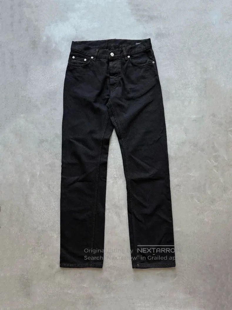 Helmut Lang HELMUT LANG Vintage Black Denim Jeans Size US 31 - 1 Thumbnail