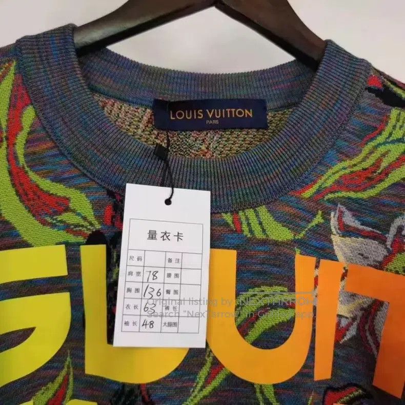 Louis Vuitton Louis Vuitton Floral embroidered sweater Size US S / EU 44-46 / 1 - 2 Thumbnail