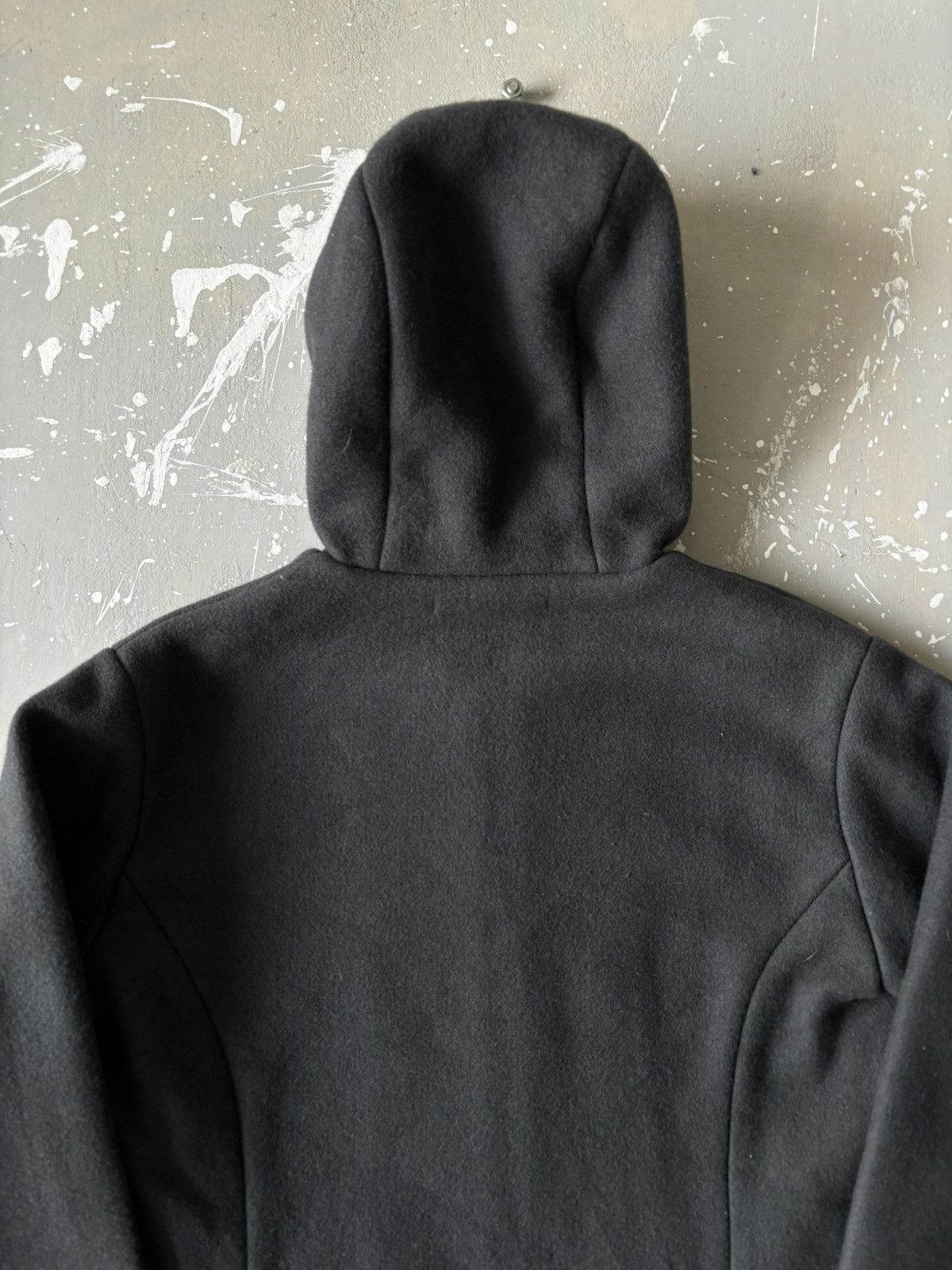 RIPVANWINKLE RIPVANWRINKLE Wool Dark Grey Zip-up Hoodie Sweatshirt Size US S / EU 44-46 / 1 - 7 Thumbnail