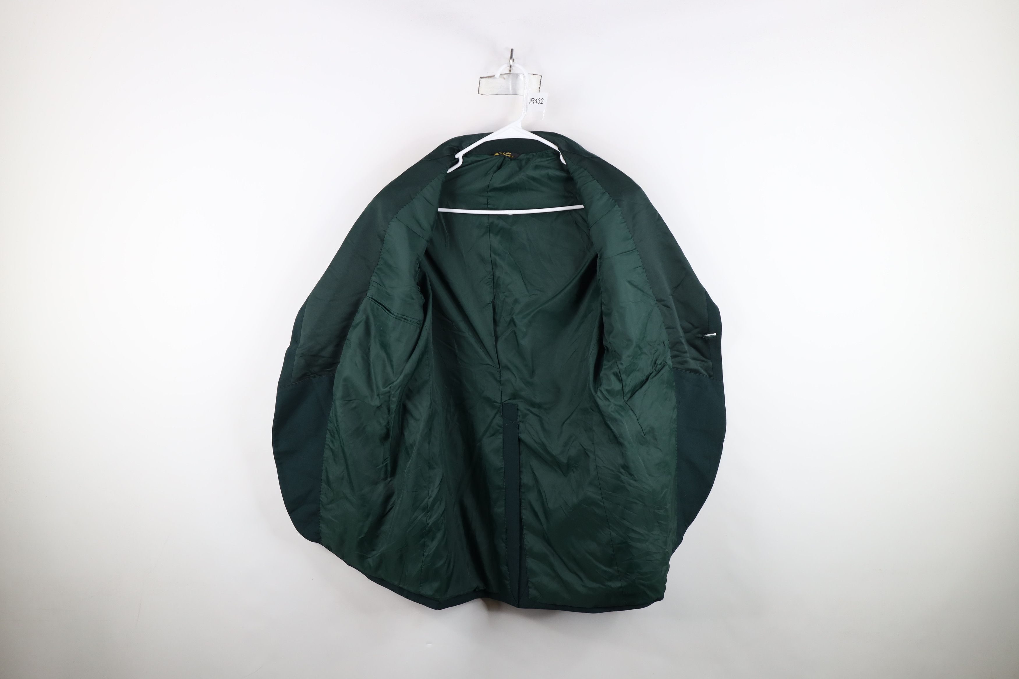 Vintage Vintage 50s Rockabilly Smoking Prom Tuxedo Jacket Green USA Size US XXL / EU 58 / 5 - 10 Thumbnail