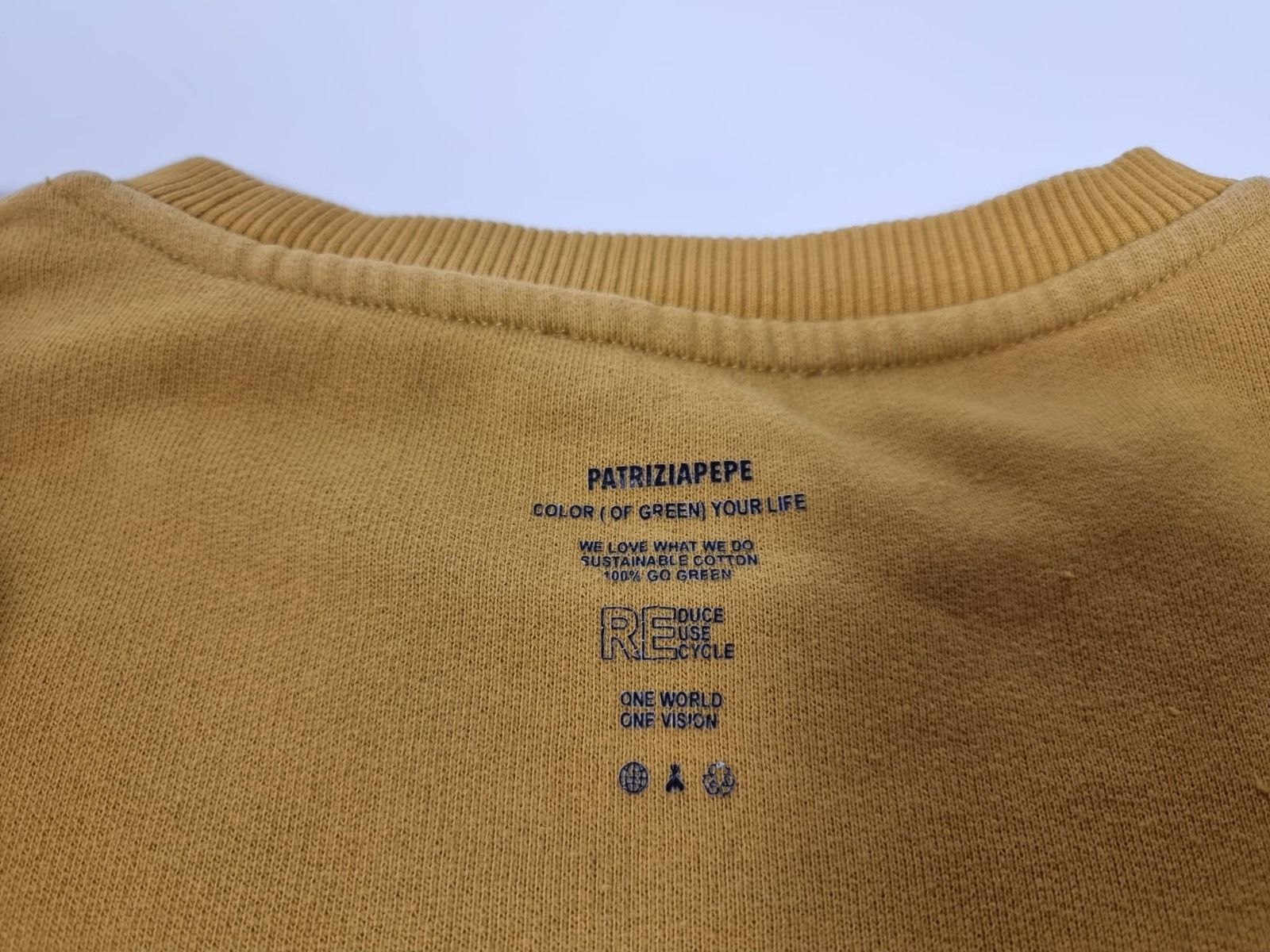 Patrizia Pepe Patrizia Pepe organic cotton crewneck yellow S M Size S / US 4 / IT 40 - 7 Thumbnail