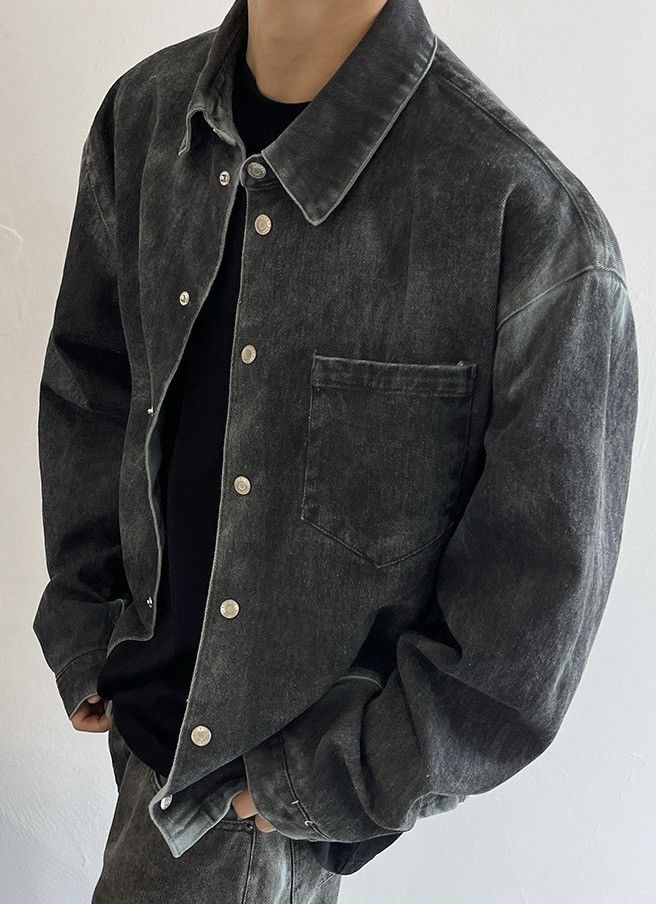 Japanese Brand × Vintage Avant garde fashion retro punk faded grunge jacket Size US XL / EU 56 / 4 - 3 Thumbnail