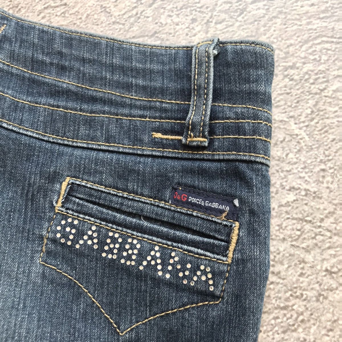 Vintage Vintage 90s Dolce Gabbana Wide Leg Baggy Jeans Streetwear 28 Size 28" / US 6 / IT 42 - 10 Thumbnail