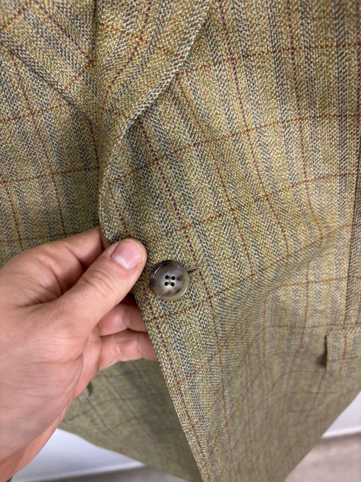 Burberry Vintage wool Burberry Blazer checkered Size 52R - 3 Thumbnail