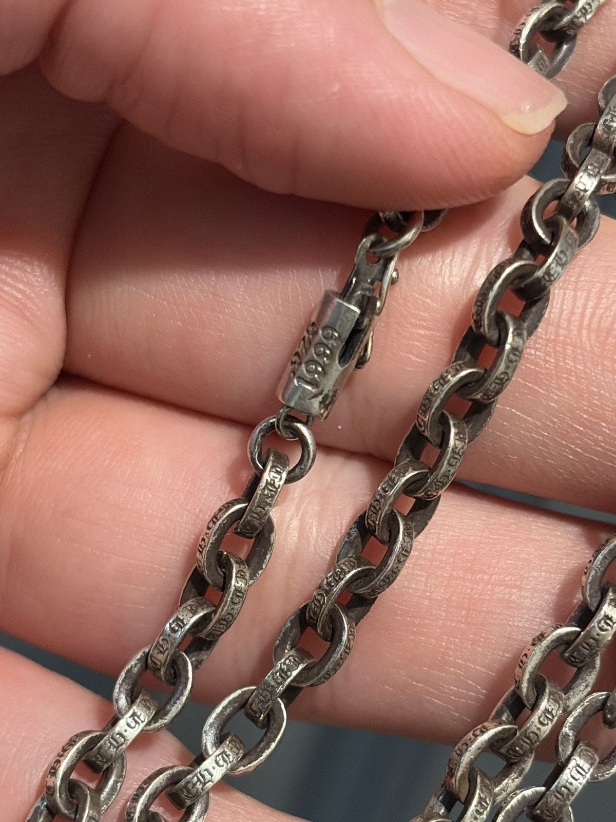 Chrome Hearts Paper chain necklace with cross Size ONE SIZE - 1 Thumbnail