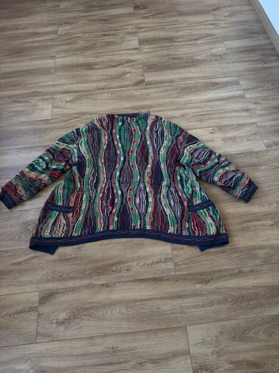 Coogi COOGI Australia Jacket XL 3D Knit Cardigan Sweater Biggie Size US XL / EU 56 / 4 - 3 Thumbnail