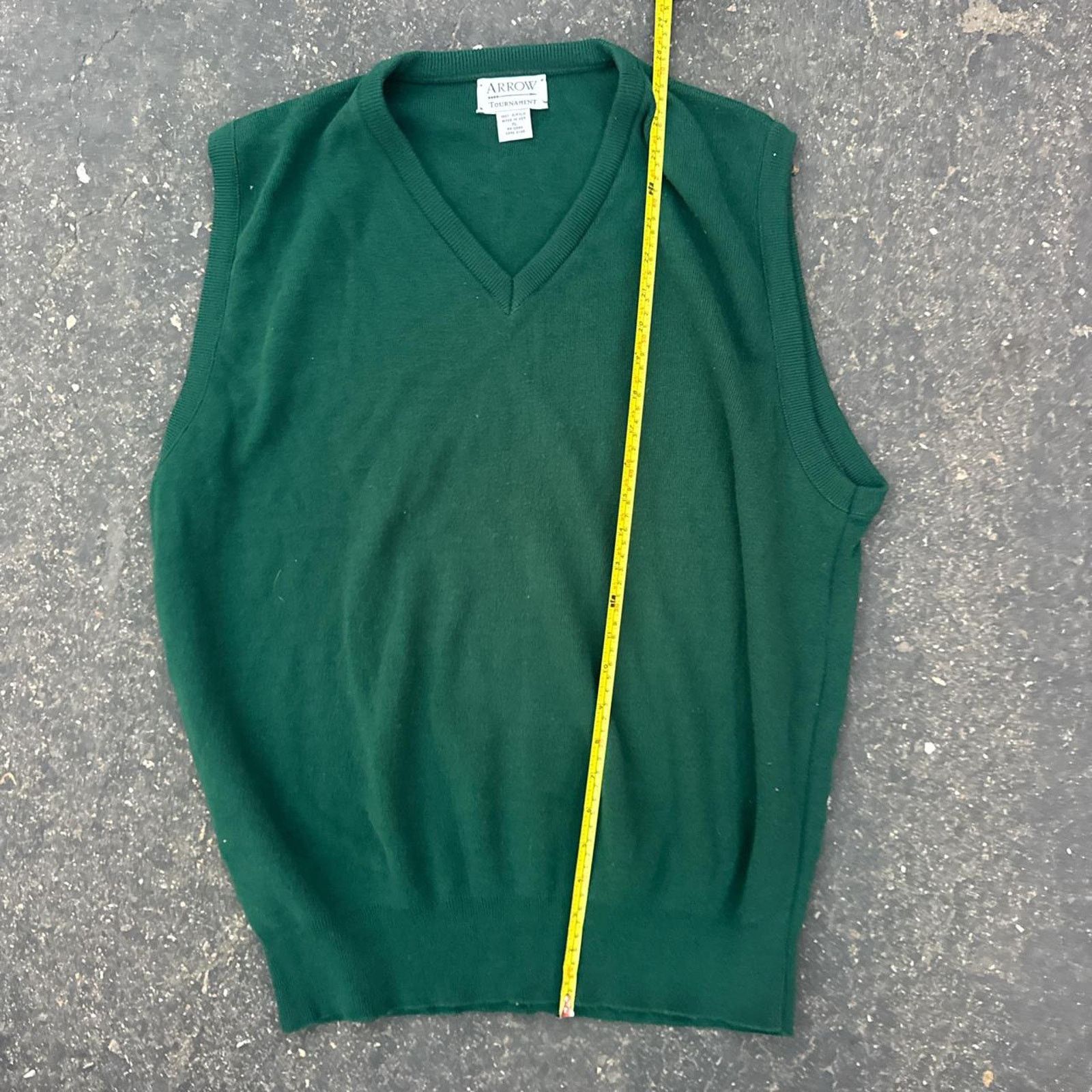 Arrow Vintage 80s Golf Arrow Knit Sweater Vest Size XL Size US XL / EU 56 / 4 - 5 Thumbnail