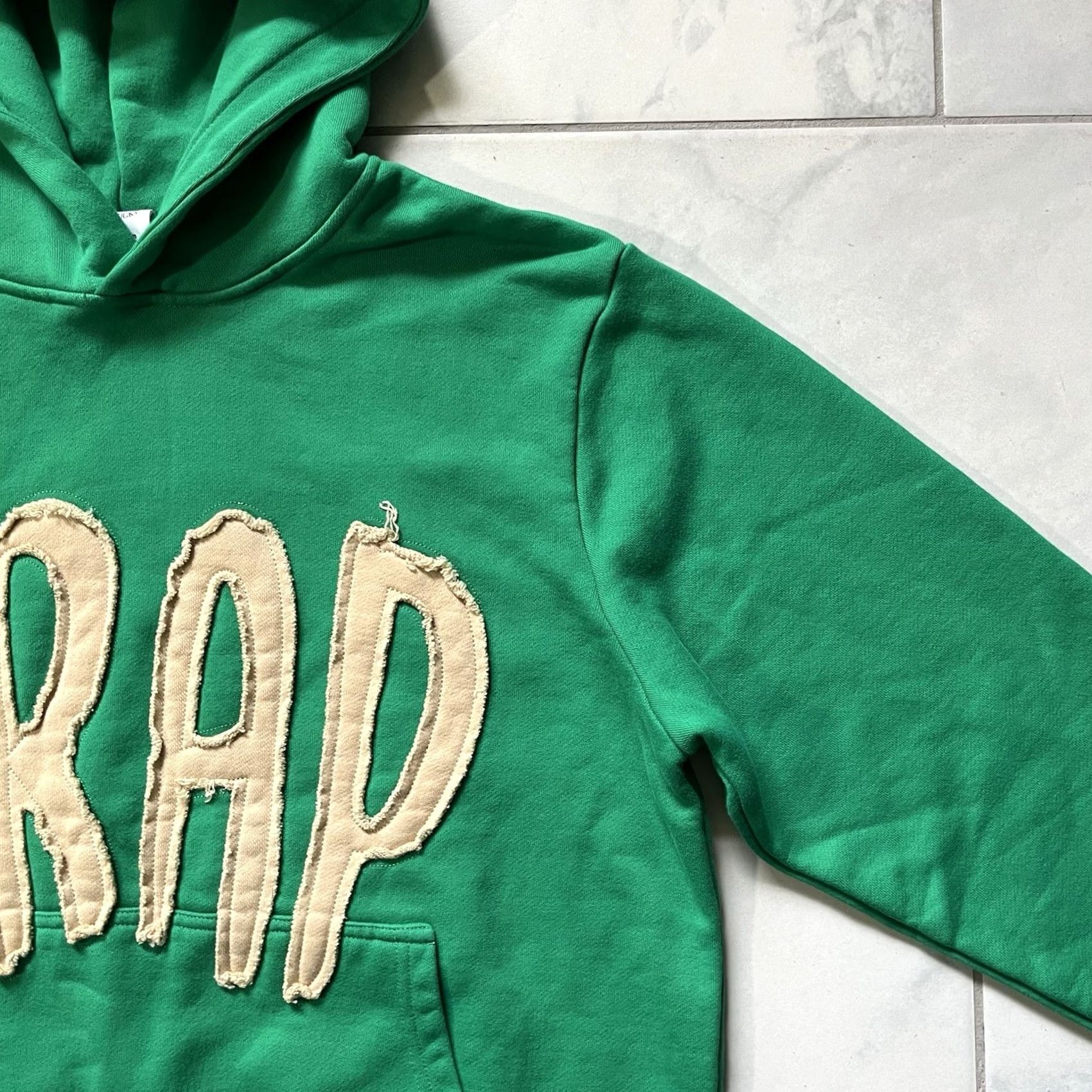 Vintage TRAP Hoodie Sweatshirt Small Men Pullover Green Logo Vintage: No Size US S / EU 44-46 / 1 - 5 Thumbnail