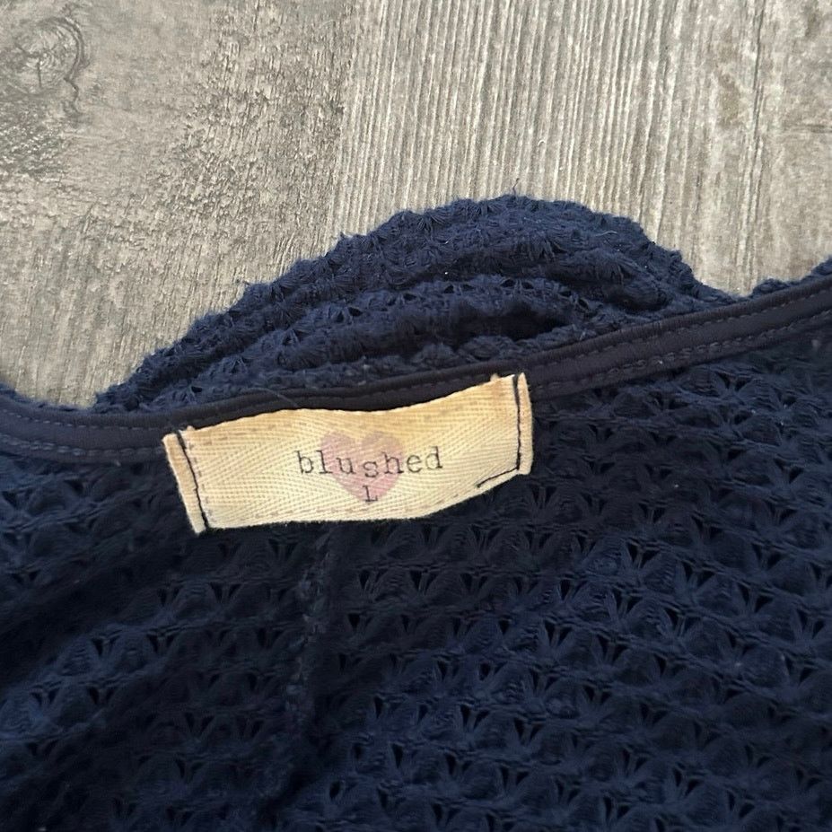 Other blushed dark blue knit cardigan jacket Size L / US 10 / IT 46 - 3 Thumbnail