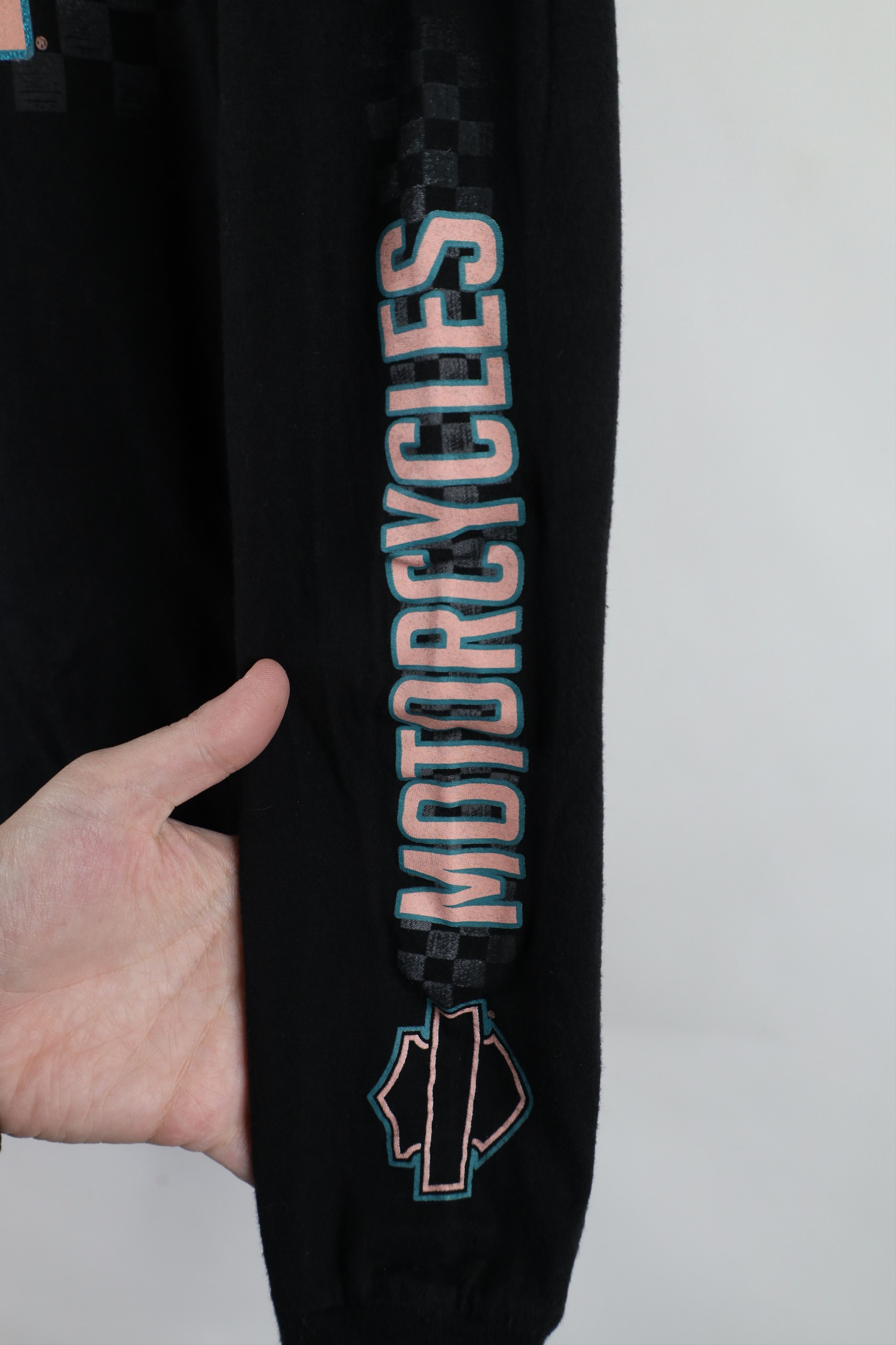 Harley Davidson × Vintage Vintage Y2K Harley Davidson Out Racing Long Sleeve T-Shirt Size M / US 6-8 / IT 42-44 - 7 Thumbnail