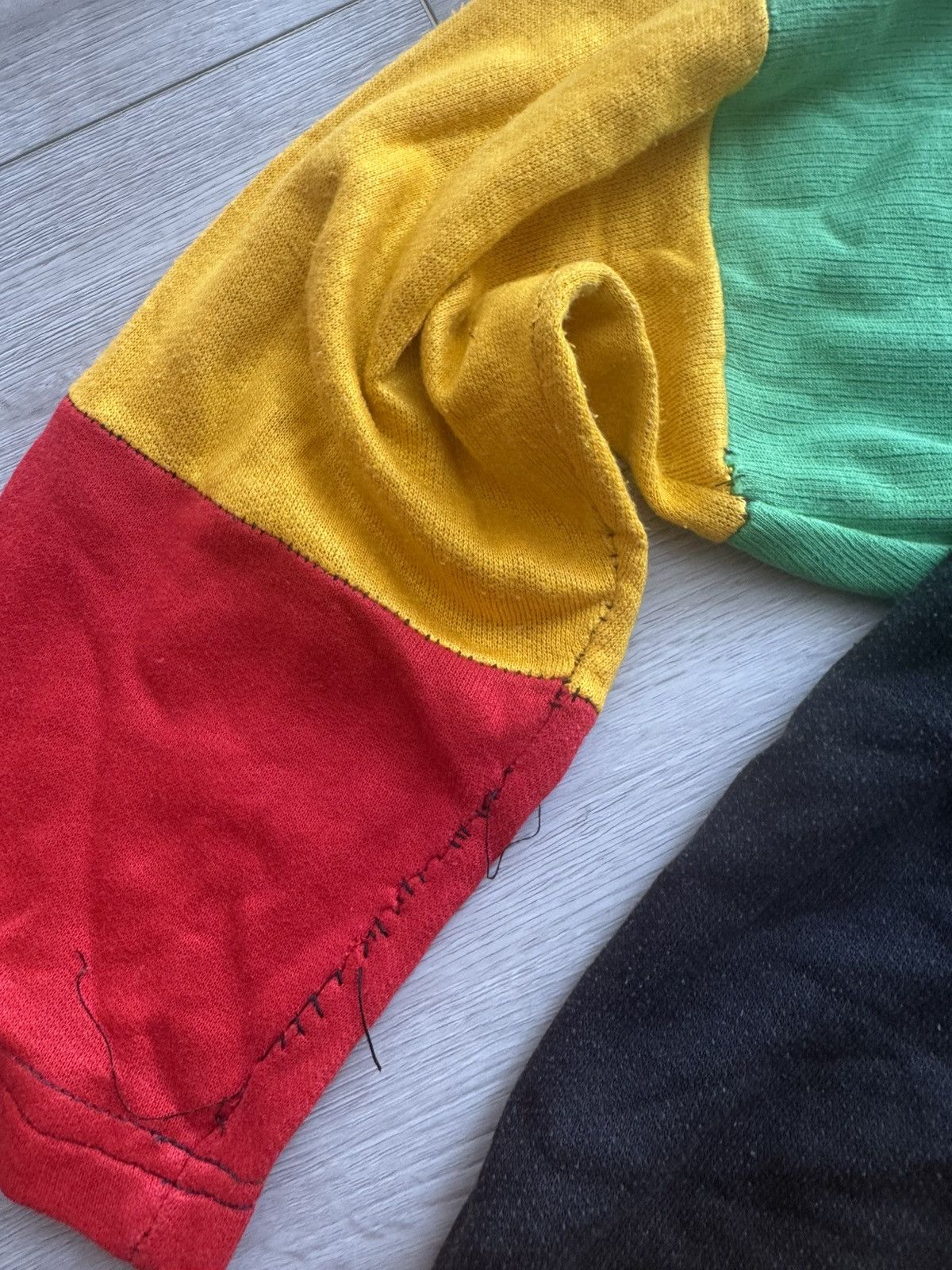 Bob Marley CRAZY Vintage Bob Marley Regge Big Face Knitted Zip Hoodie Size US M / EU 48-50 / 2 - 6 Thumbnail