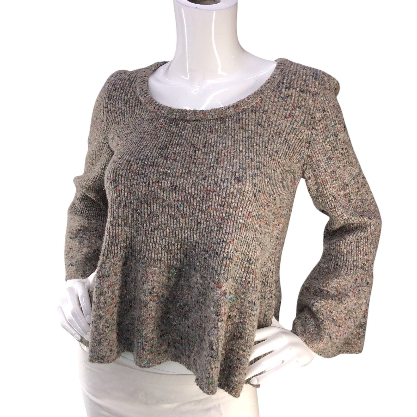 Stella McCartney Stella McCartney Size 40 US M Sweater Bell Sleeve Peplum Size M / US 6-8 / IT 42-44 - 1 Thumbnail