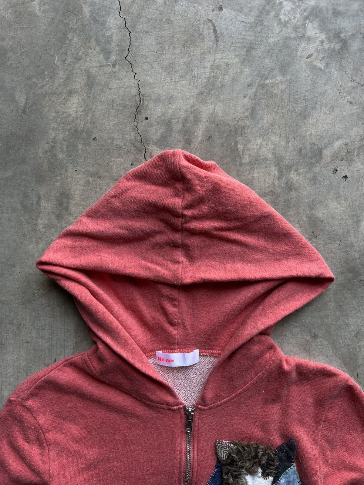 Ne-Net Ne-net Issey miyake Cat Patch Hoodies Size US XXS / EU 40 - 2 Thumbnail