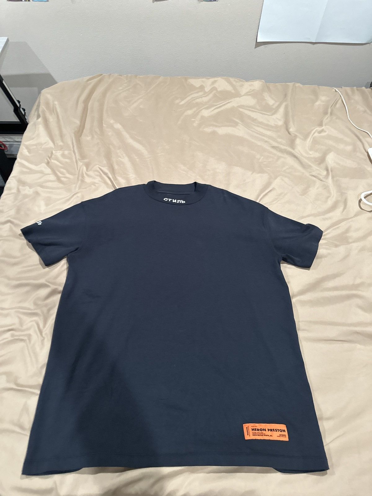 Heron Preston Heron Preston Mock Neck Black Style T-Shirt | Grailed