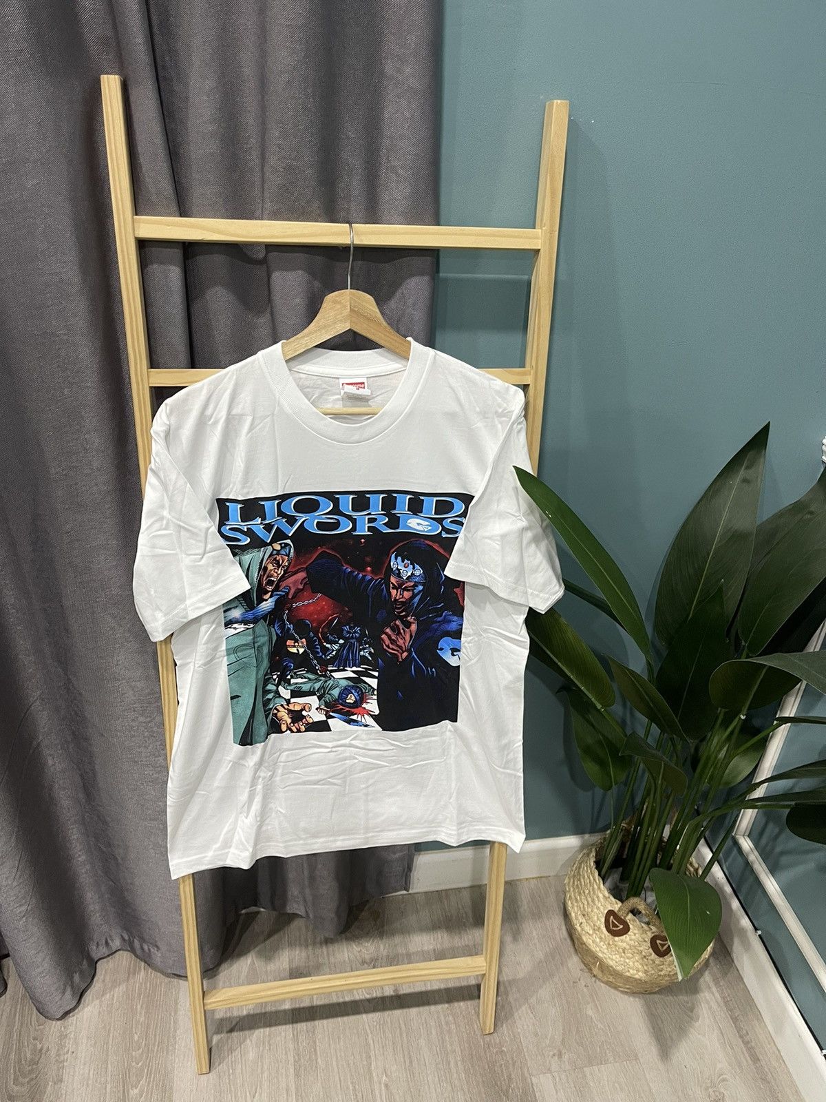 Supreme FW18 Supreme Liquid Swords Tee Grailed