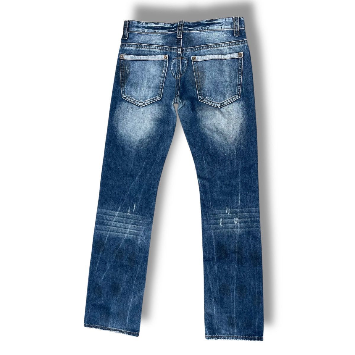 Dsquared2 DSQUARED2 WASHED DISTRESSED DENIM PANTS Size US 30 / EU 46 - 2 Thumbnail