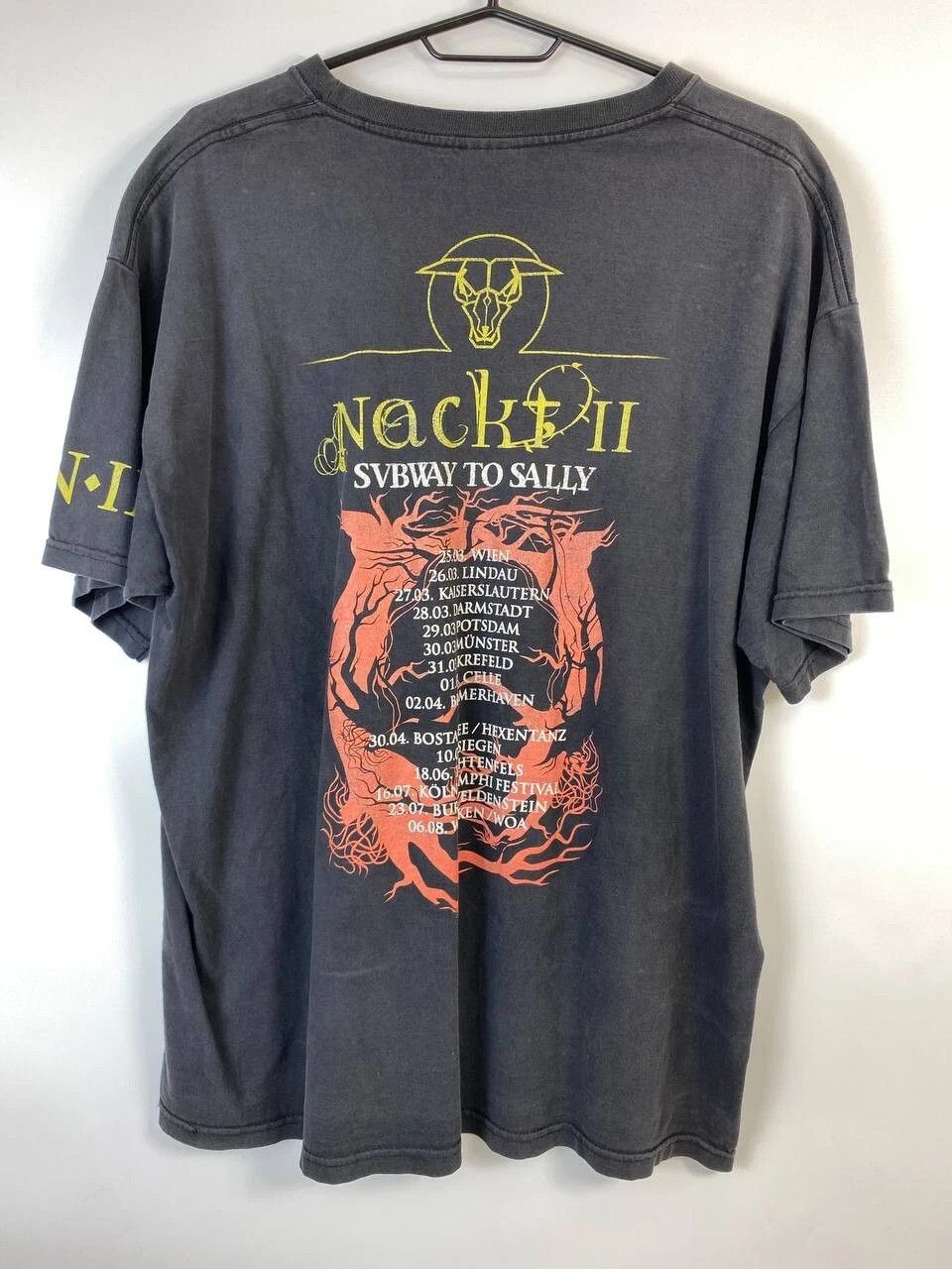 Fruit Of The Loom subway to sally vintage t-shirt tour Size XL Size US XL / EU 56 / 4 - 3 Thumbnail