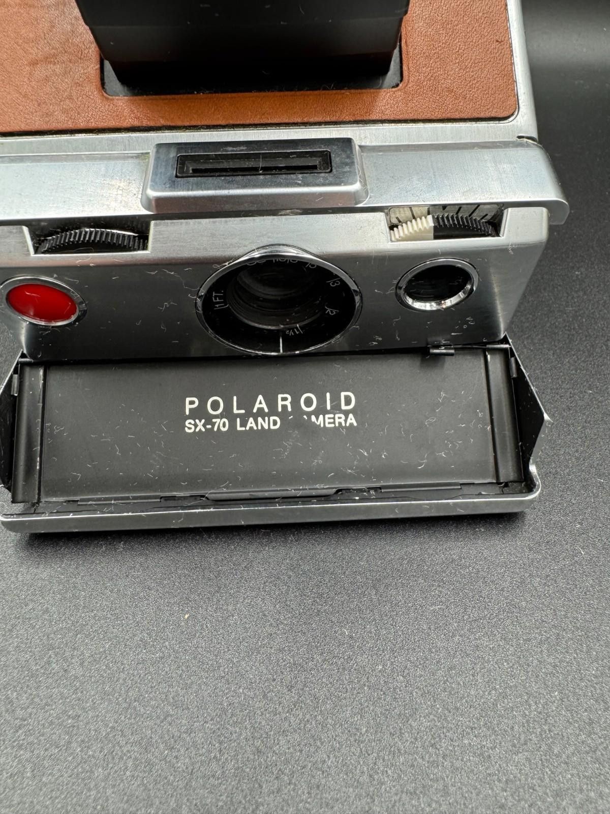 Polaroid Polaroid SX-70 Instant Land Camera Silver and Tan Brown w/ L Size ONE SIZE - 5 Thumbnail