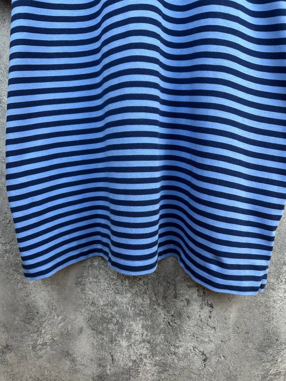 Polo Ralph Lauren Polo Ralph Lauren Striped Polo Shirt Navy Custom Slim Fit Size US XL / EU 56 / 4 - 6 Thumbnail