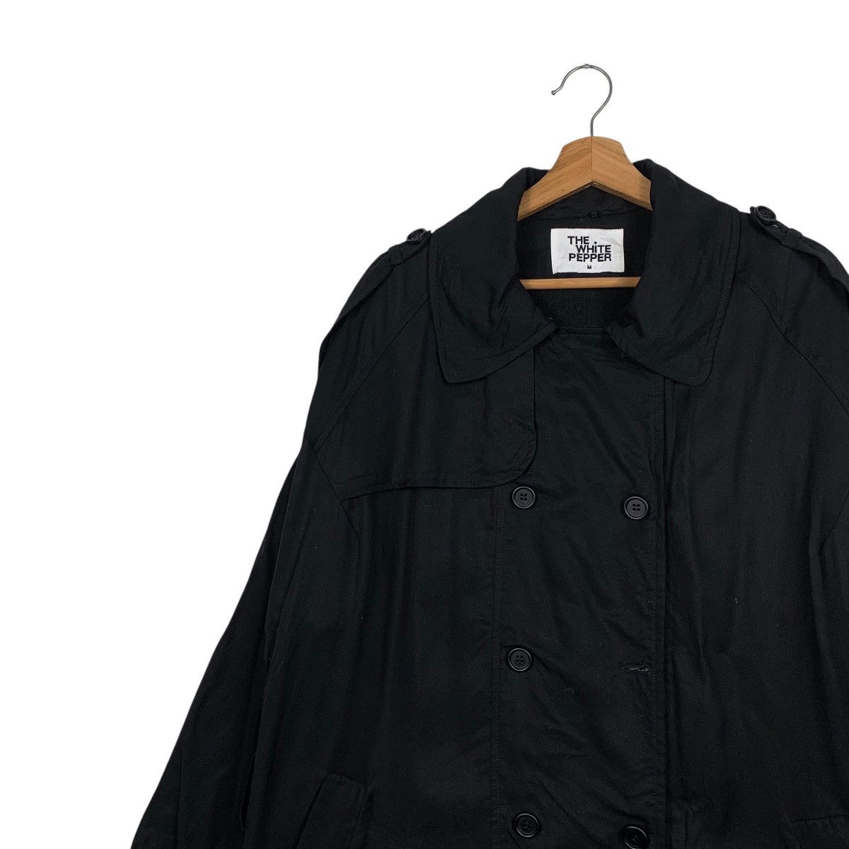 Japanese Brand The White Pepper Double Breasted Overcoat Size US M / EU 48-50 / 2 - 7 Thumbnail