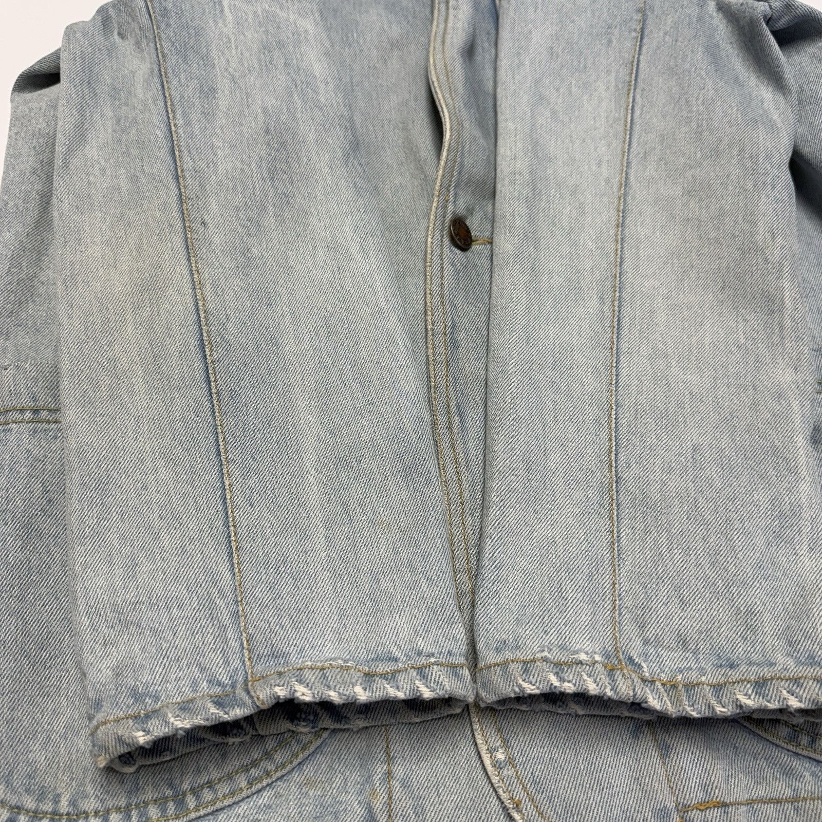 Vintage Vintage 90s Denim Blazer Coat Mens Small One Button Western Size US S / EU 44-46 / 1 - 7 Thumbnail