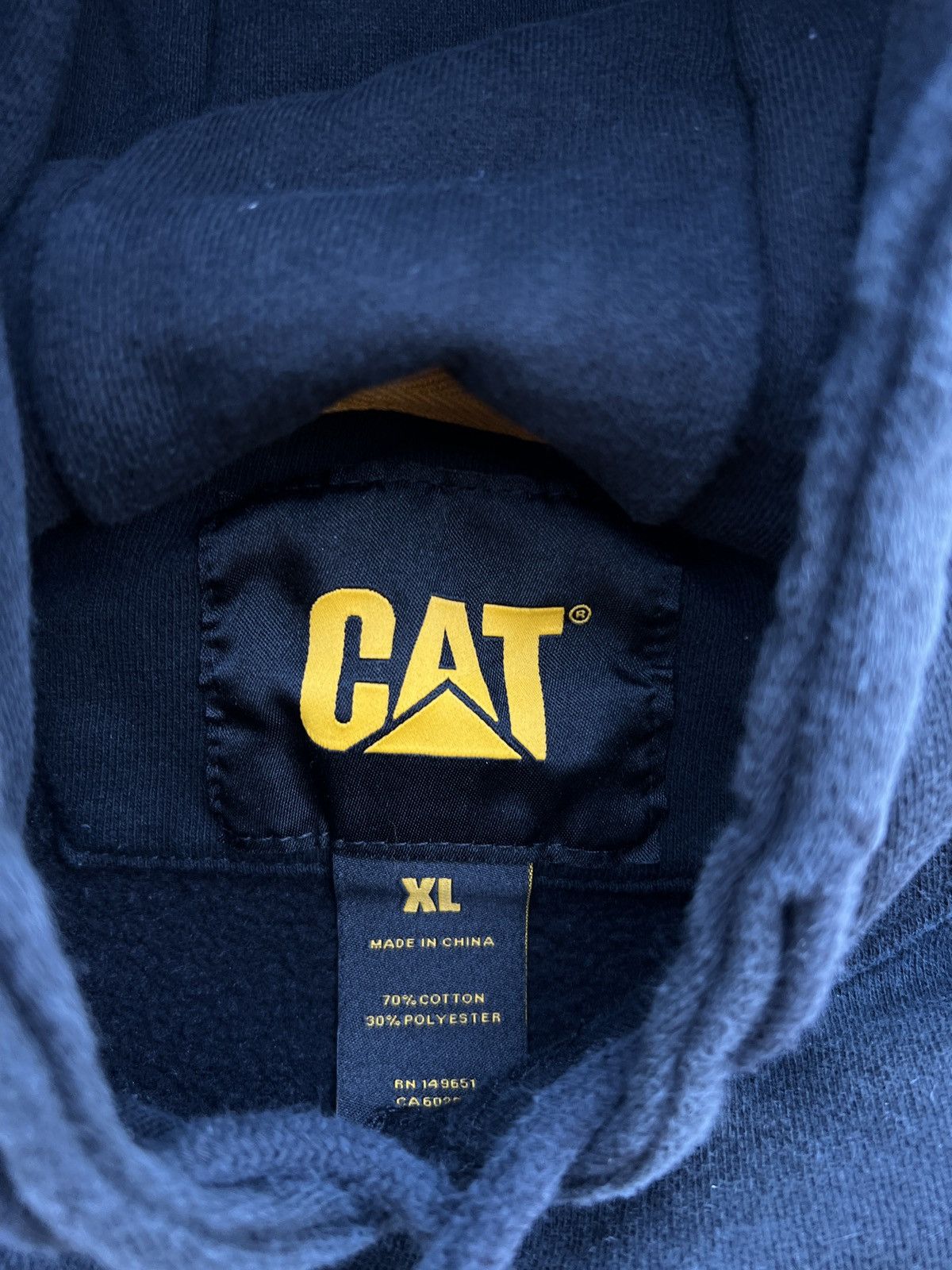Carhartt × Caterpillar 2000s Caterpillar Work Wear Heavy Weight Thermal Hoodie Size US XL / EU 56 / 4 - 3 Thumbnail