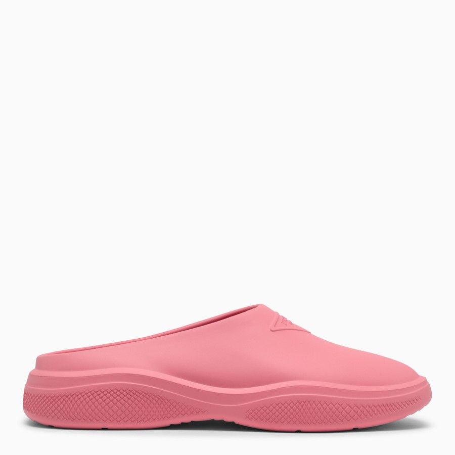 Prada o1d2blof0924 Rubber Slippers in Pink Size US 8 / IT 38 - 1 Thumbnail
