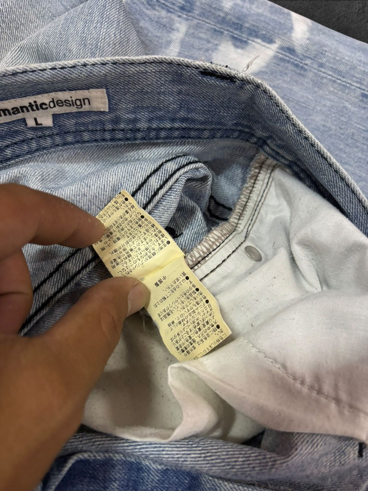 Tornado Mart Semanticdesign Bootcut Japan Grunge Sick Faded Jeans Size US 33 - 10 Thumbnail