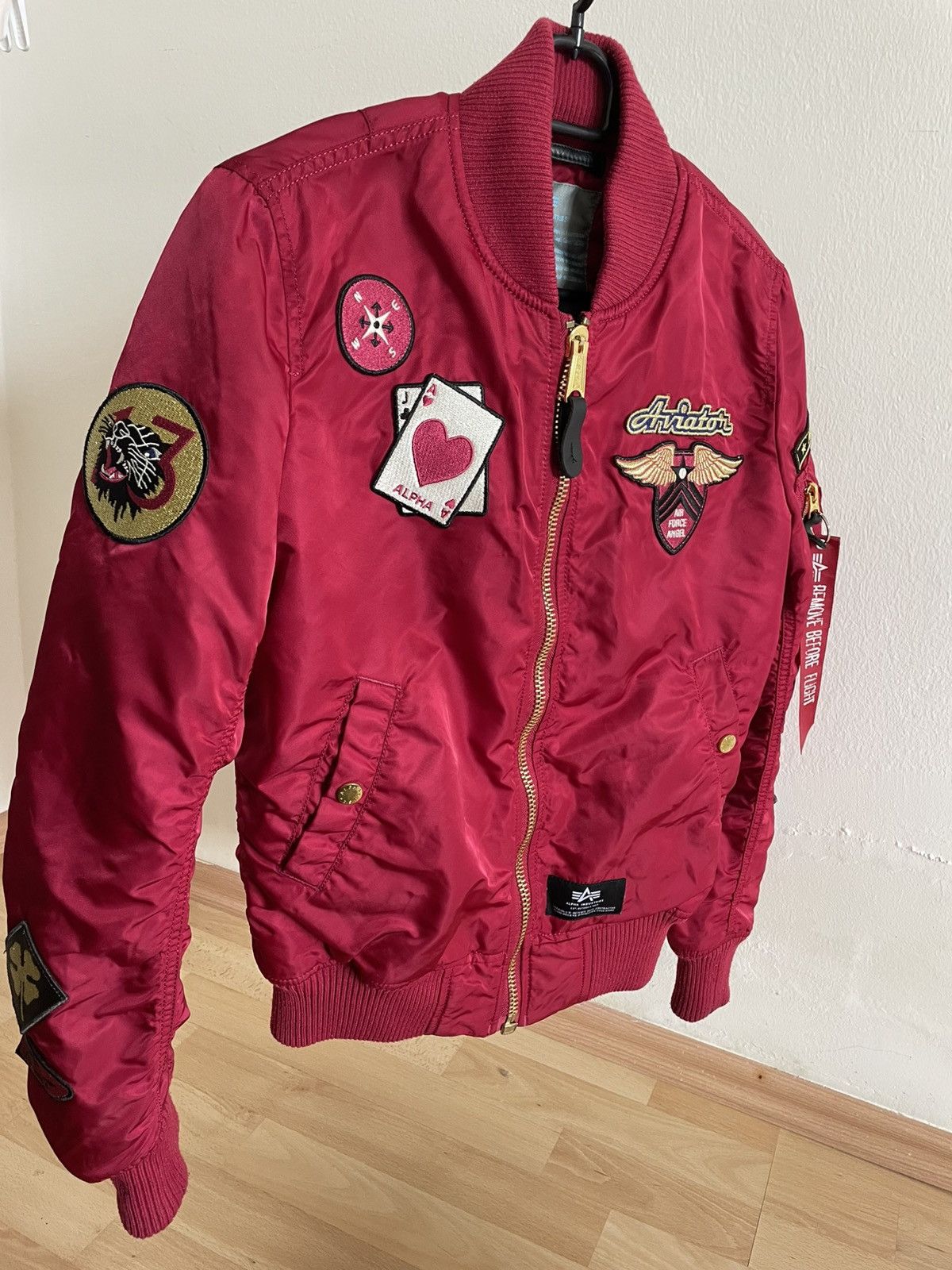 Alpha Industries Alpha Industries MA-1 Custom Women’s Jacket *RARE*GERMANY* Size XS / US 0-2 / IT 36-38 - 2 Thumbnail