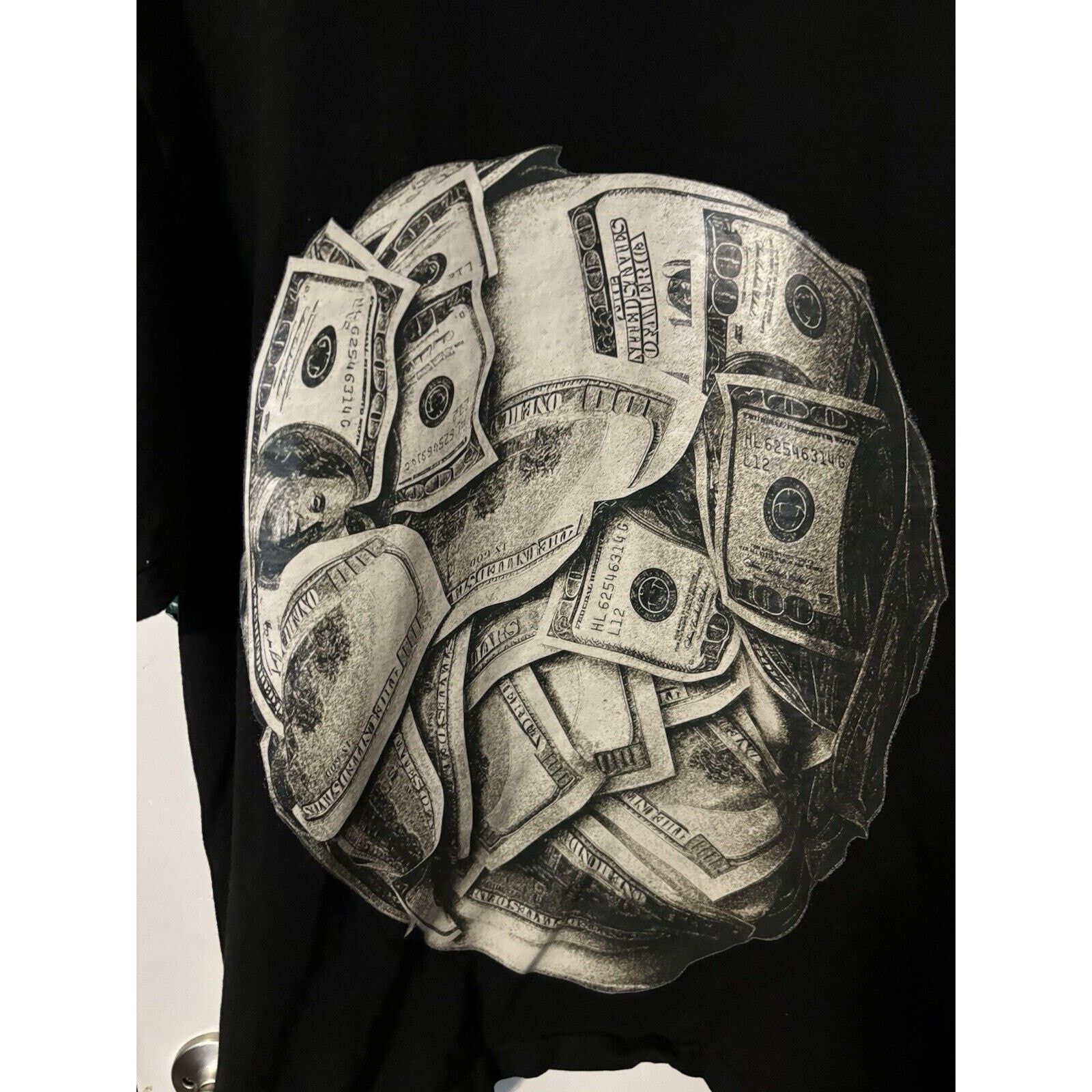Other vintage money y2k street gangsta black T-shirt size M Size US M / EU 48-50 / 2 - 3 Thumbnail