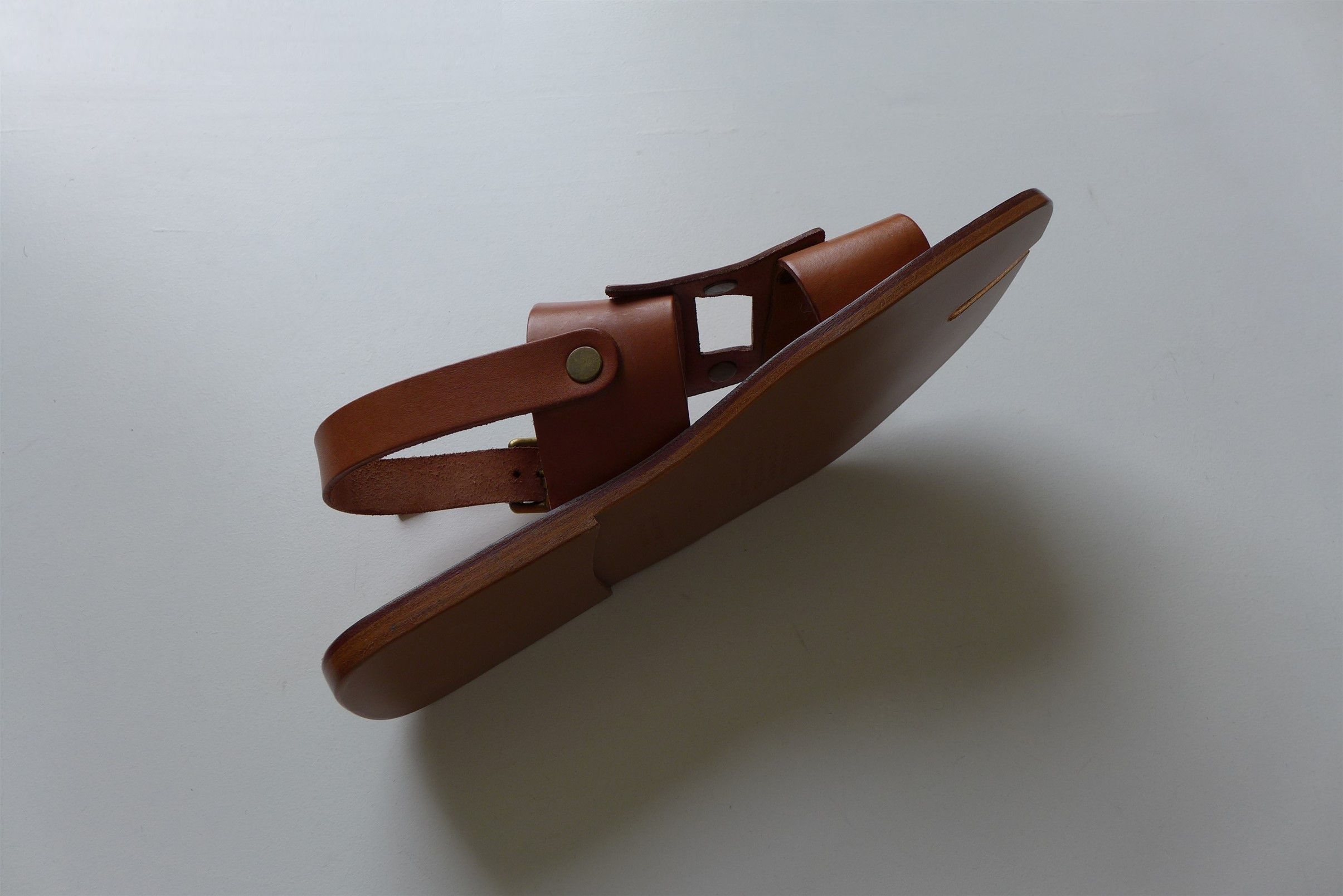 Maison Margiela *Size 39* Margiela Tabi Sandals - Brown Calf Leather Size US 6 / IT 36 - 13 Thumbnail