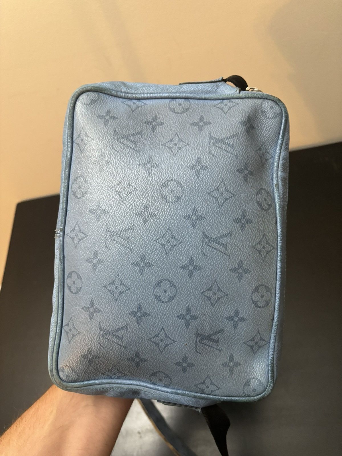 Louis Vuitton Louis Vuitton Taigarama Outdoor Monogram Messenger Bag Blue Size ONE SIZE - 7 Thumbnail