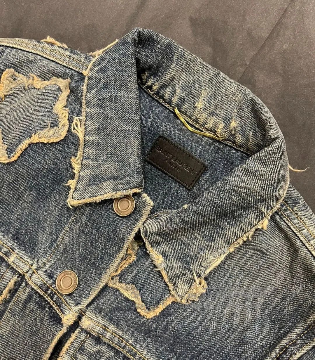 Saint Laurent Paris saint laurent Star denim jacket. Size S / US 4 / IT 40 - 2 Thumbnail
