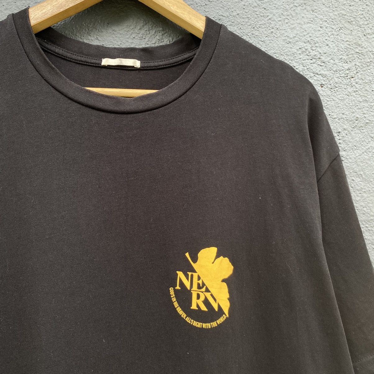 Anime Faded NERV Evangelion Neon Genesis Japanese Anime Tee Size US L / EU 52-54 / 3 - 3 Thumbnail